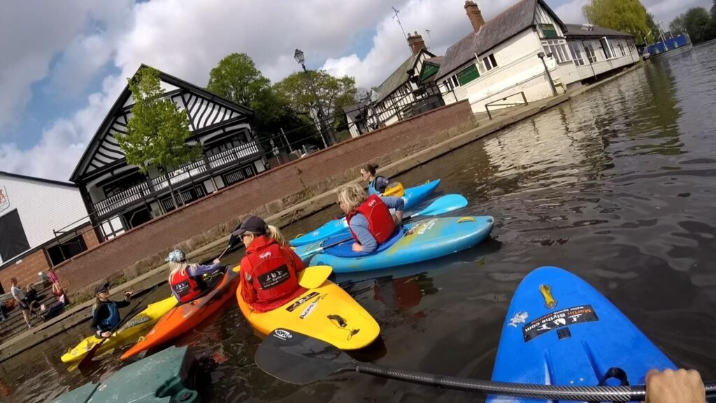 Chester Kayak Ladies Group Guided Trip sandy lane & Coaching
